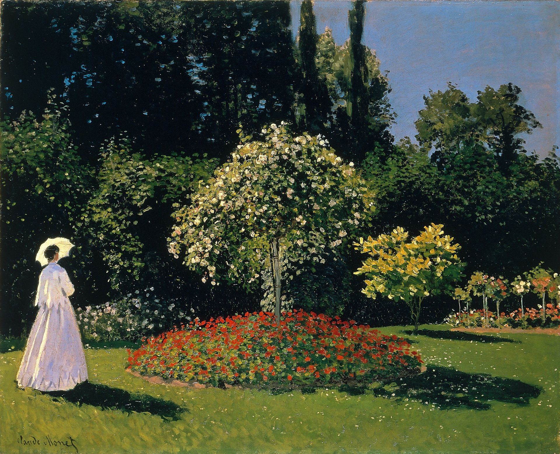 Jeanne-Marguerite Lecadre in the Garden by Claude Monet
