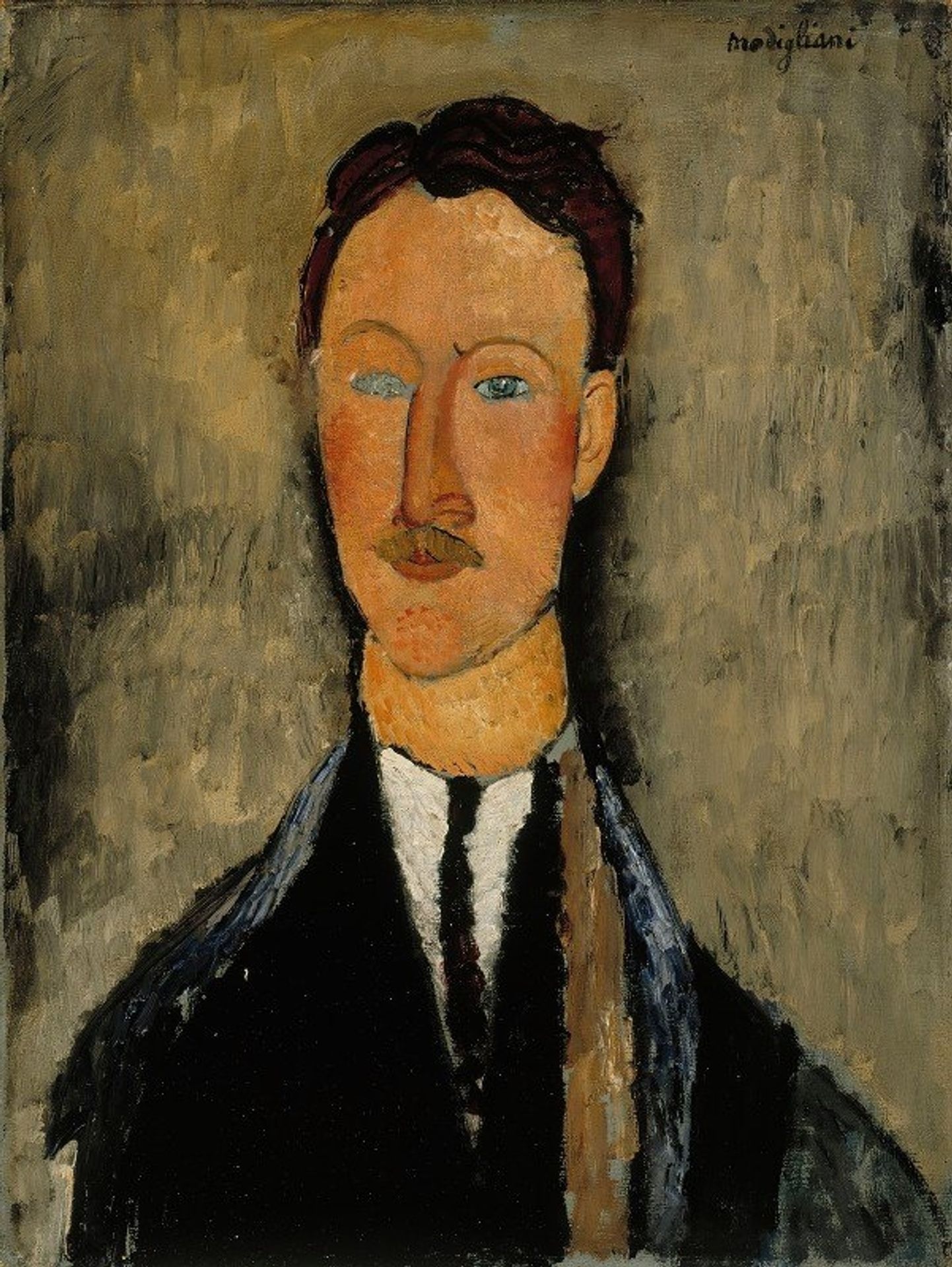 Portrait Of The Artist Léopold Survage by Amedeo Modigliani