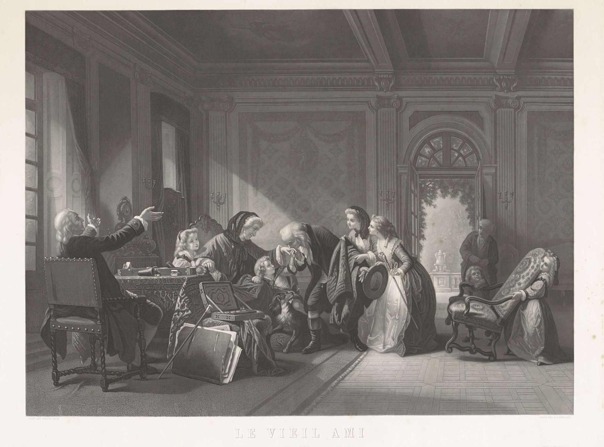 Le Vieil Ami by Jean Baptiste Alfred Cornilliet
