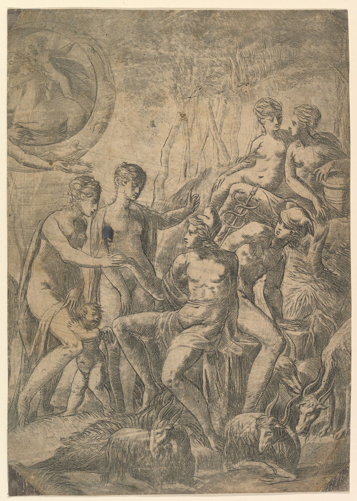 The Judgment of Paris by Andrea Schiavone (Andrea Meldola)