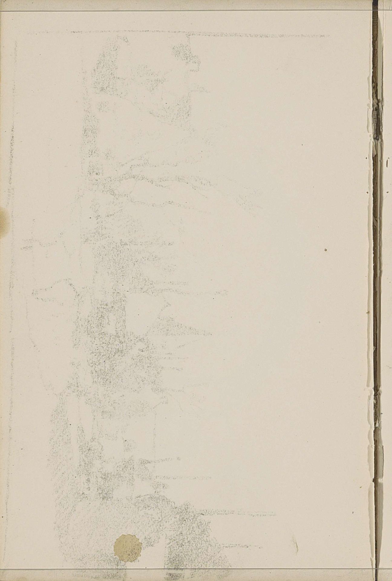 Abklatsch van een krijttekening by Cornelis Vreedenburgh