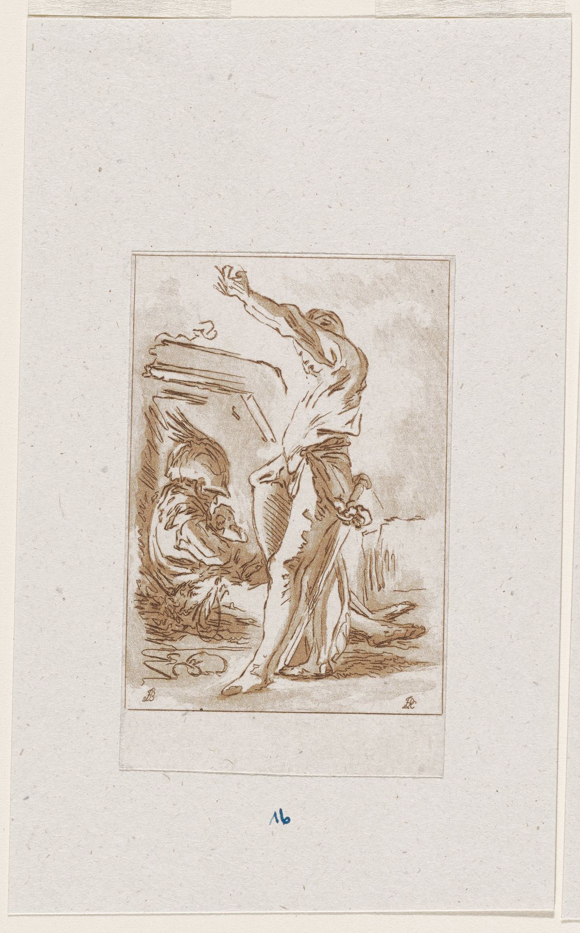 Suite de sept petits croquis by Francois Philippe Charpentier
