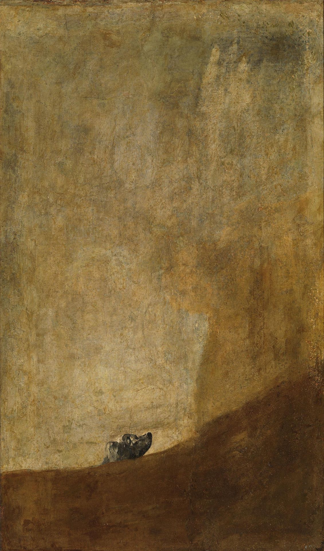 The Dog by Francisco de Goya