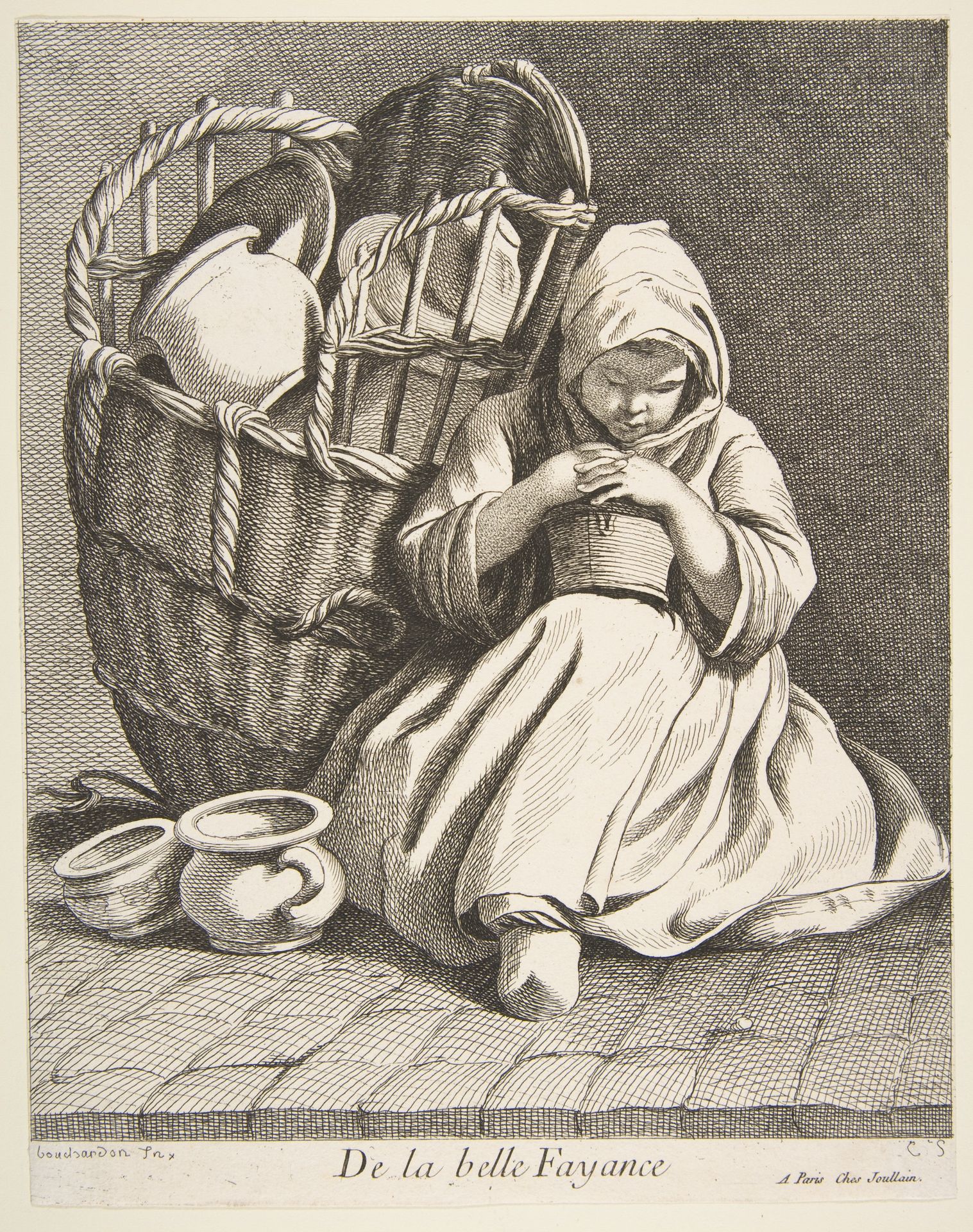 Pottery Peddler by Anne Claude Philippe Caylus