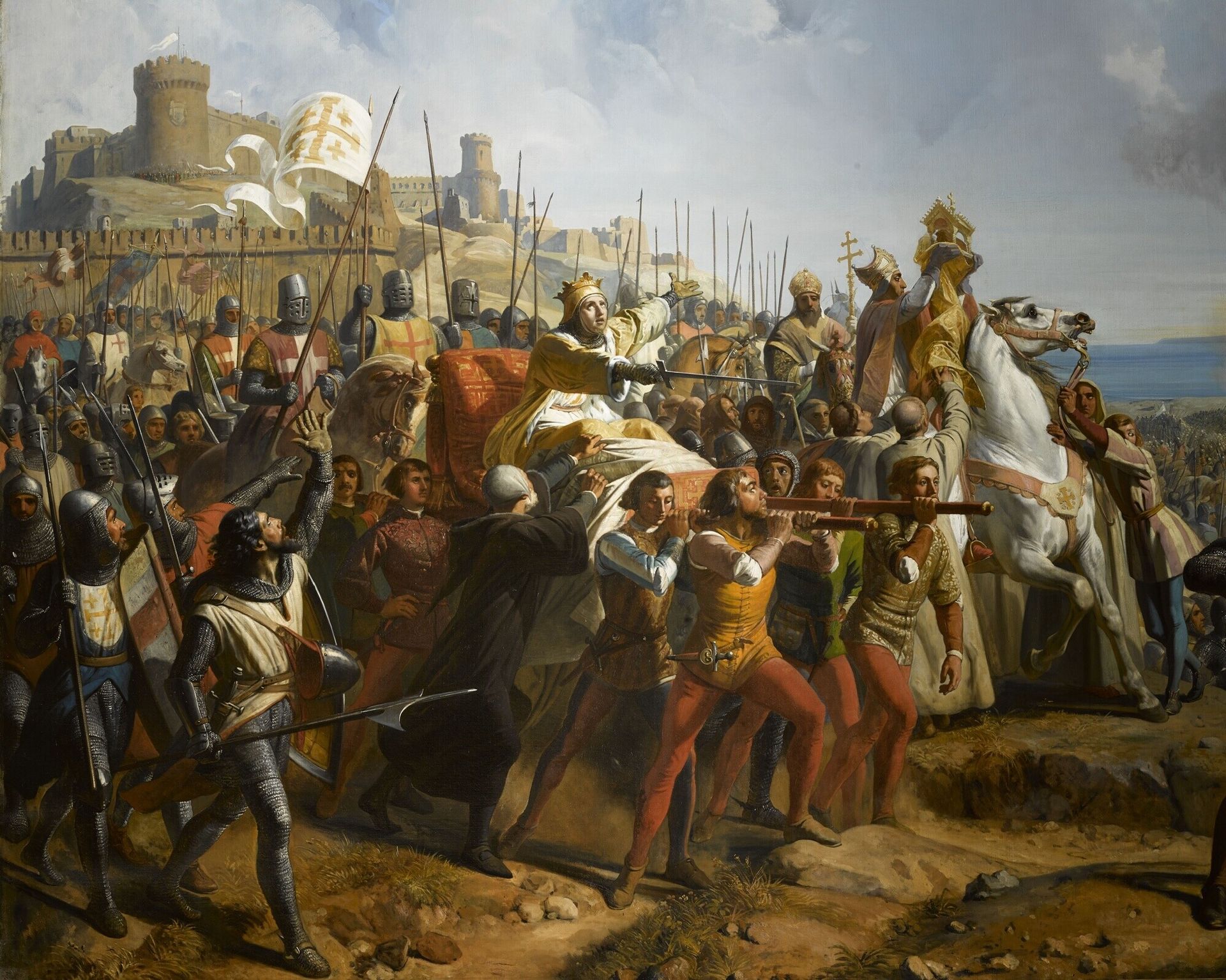 Battle of Ascalon, 18 November 1177 by Charles-Philippe Lariviere