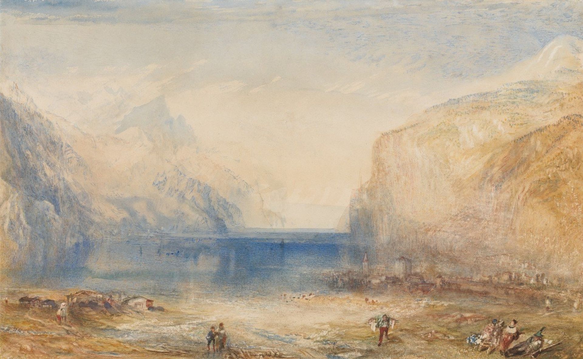 Fluelen- Morning by Joseph Mallord William Turner