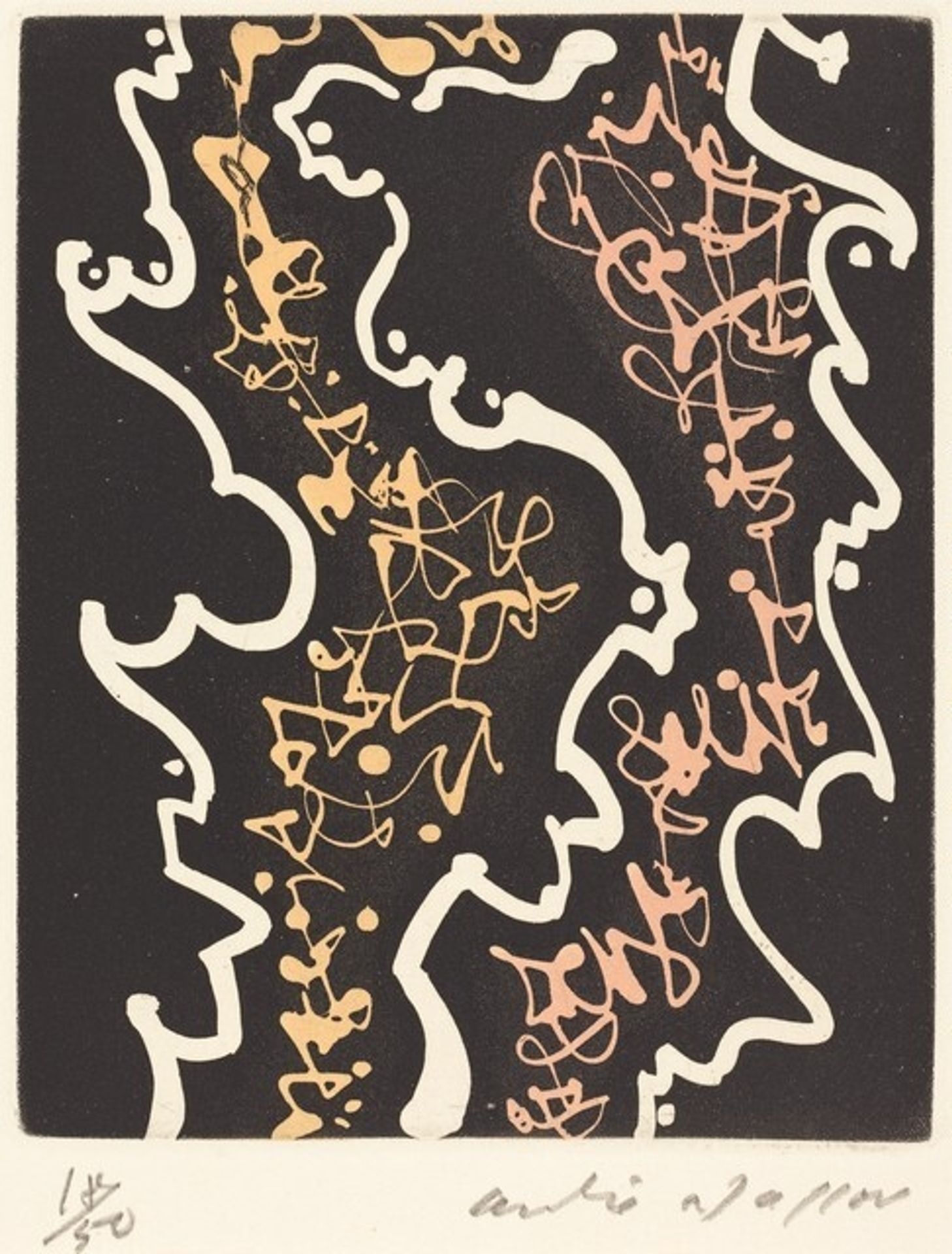 Illustration for 'Mines de rien' by Robert Desnos by Andre Masson