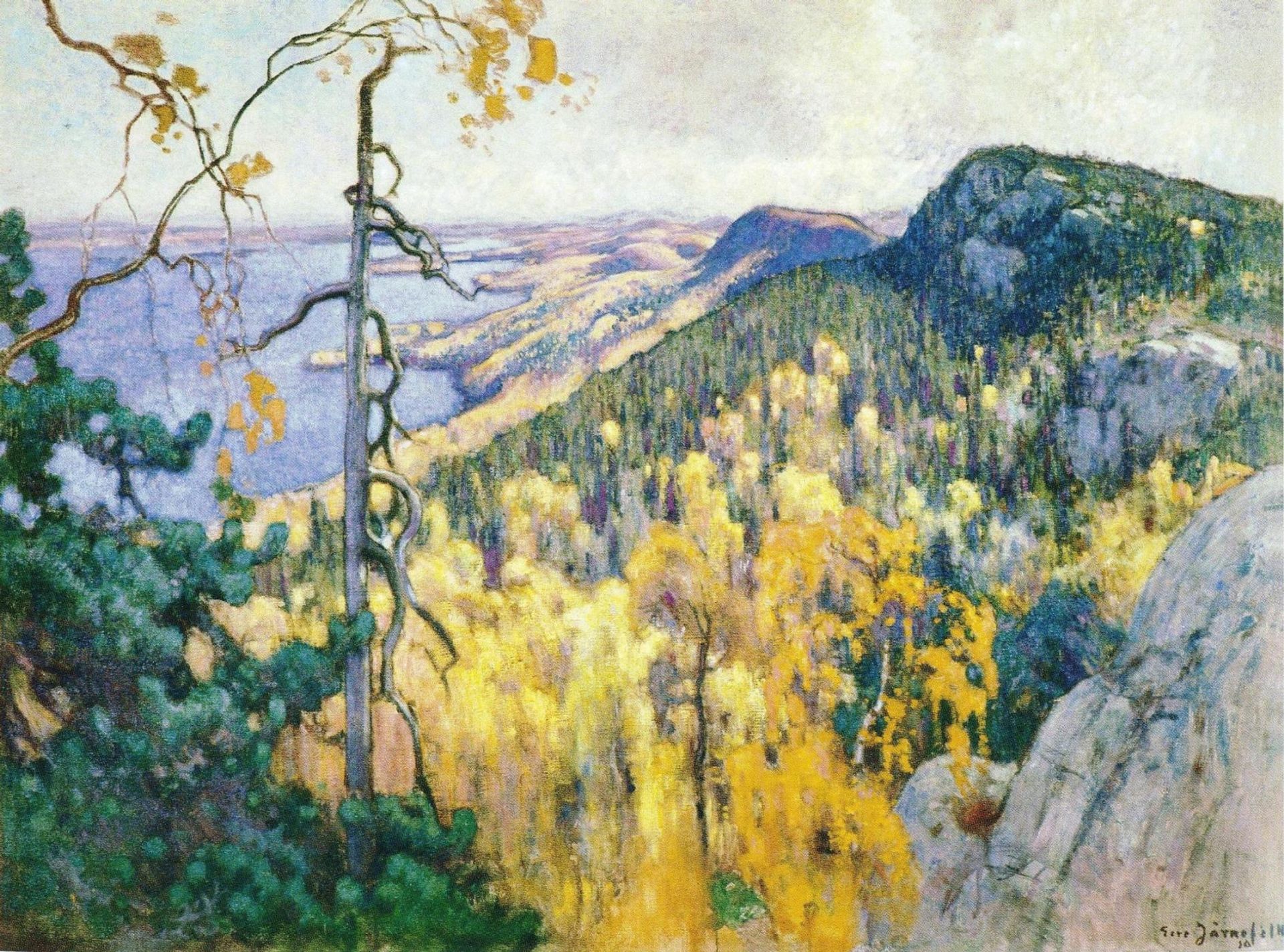 Syysmaisema Kolilta by Eero Järnefelt