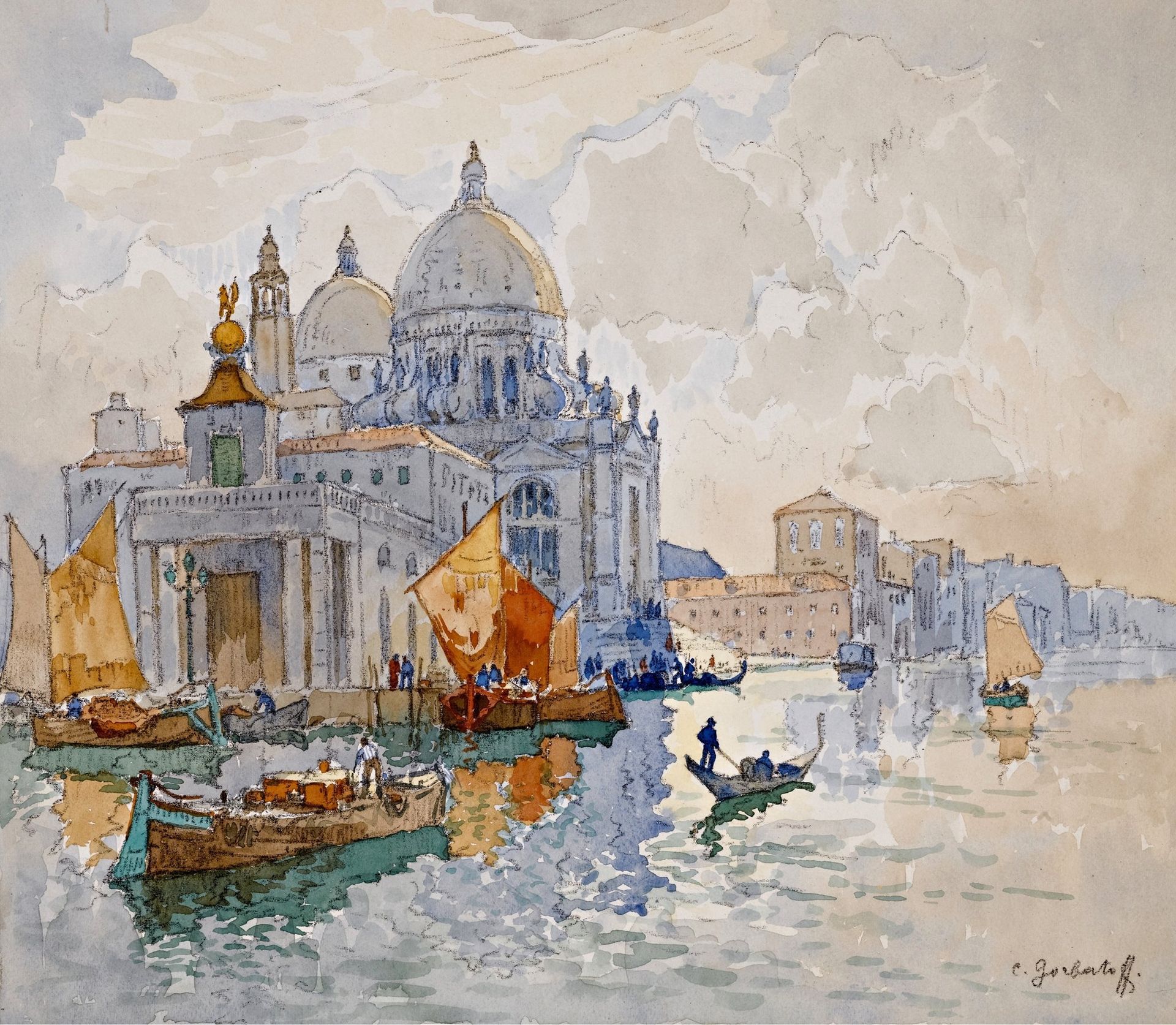 Santa Maria Della Salute, Venice by Konstantin Gorbatov