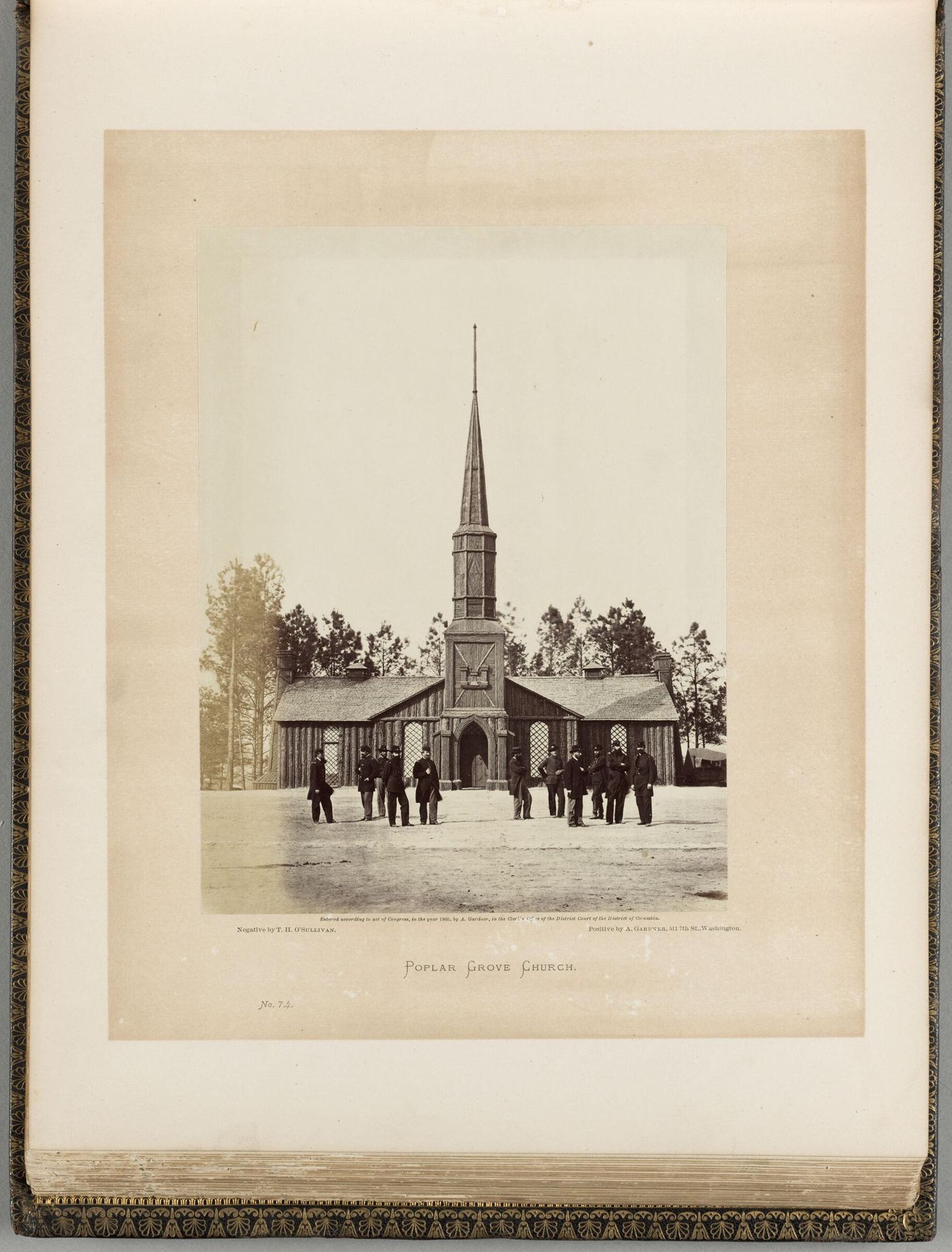 Poplar Grove Church by Timothy H. O'Sullivan