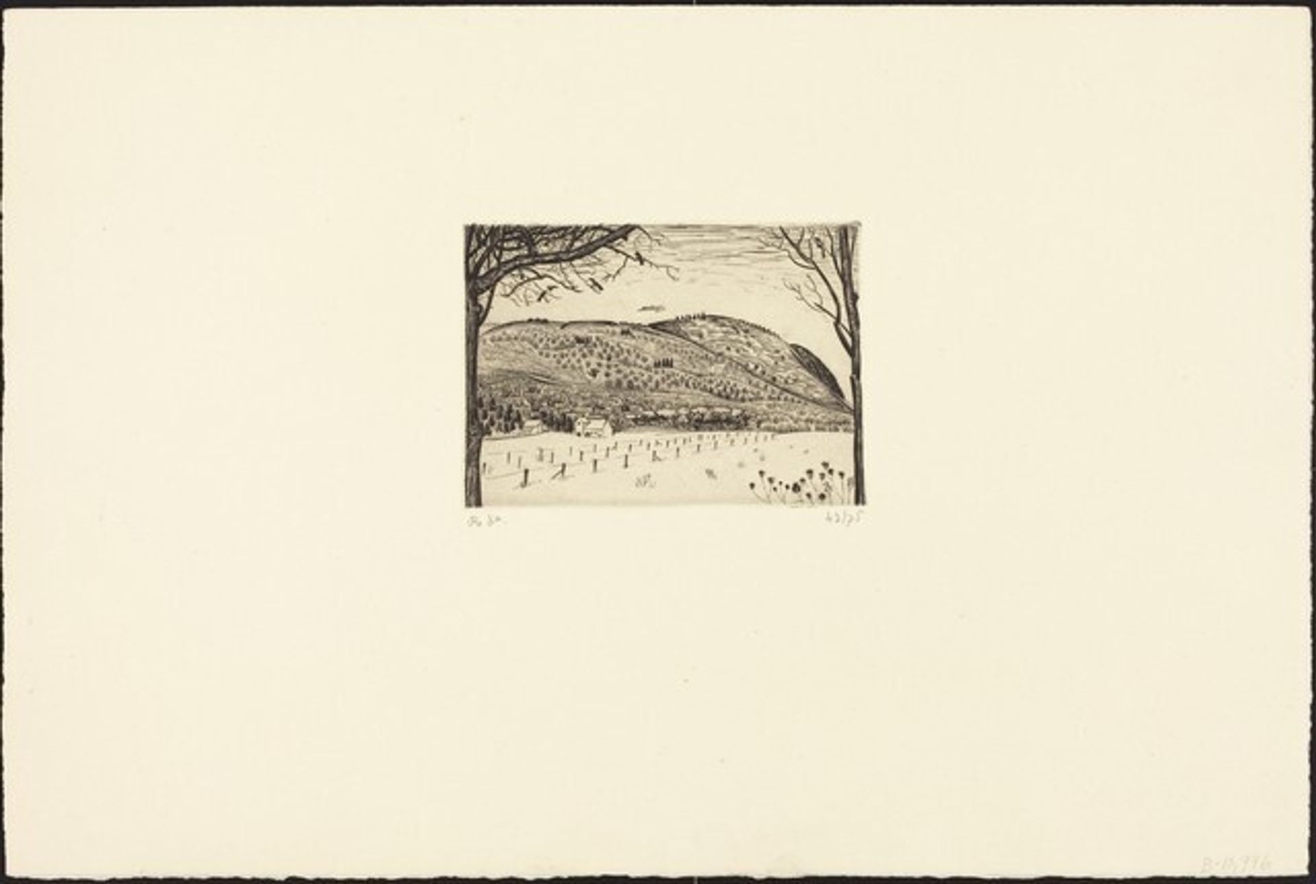 Paysage des vosges by Roger Vieillard