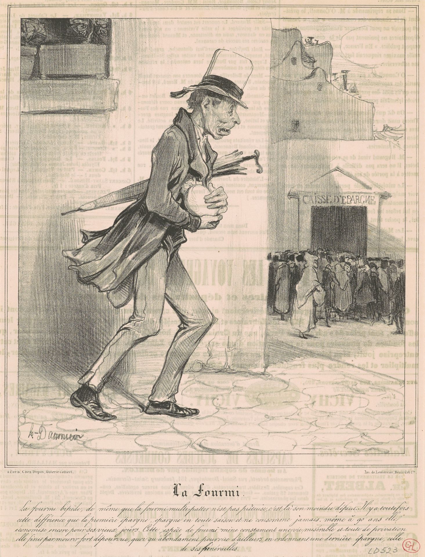 La fourmi by Honoré Daumier