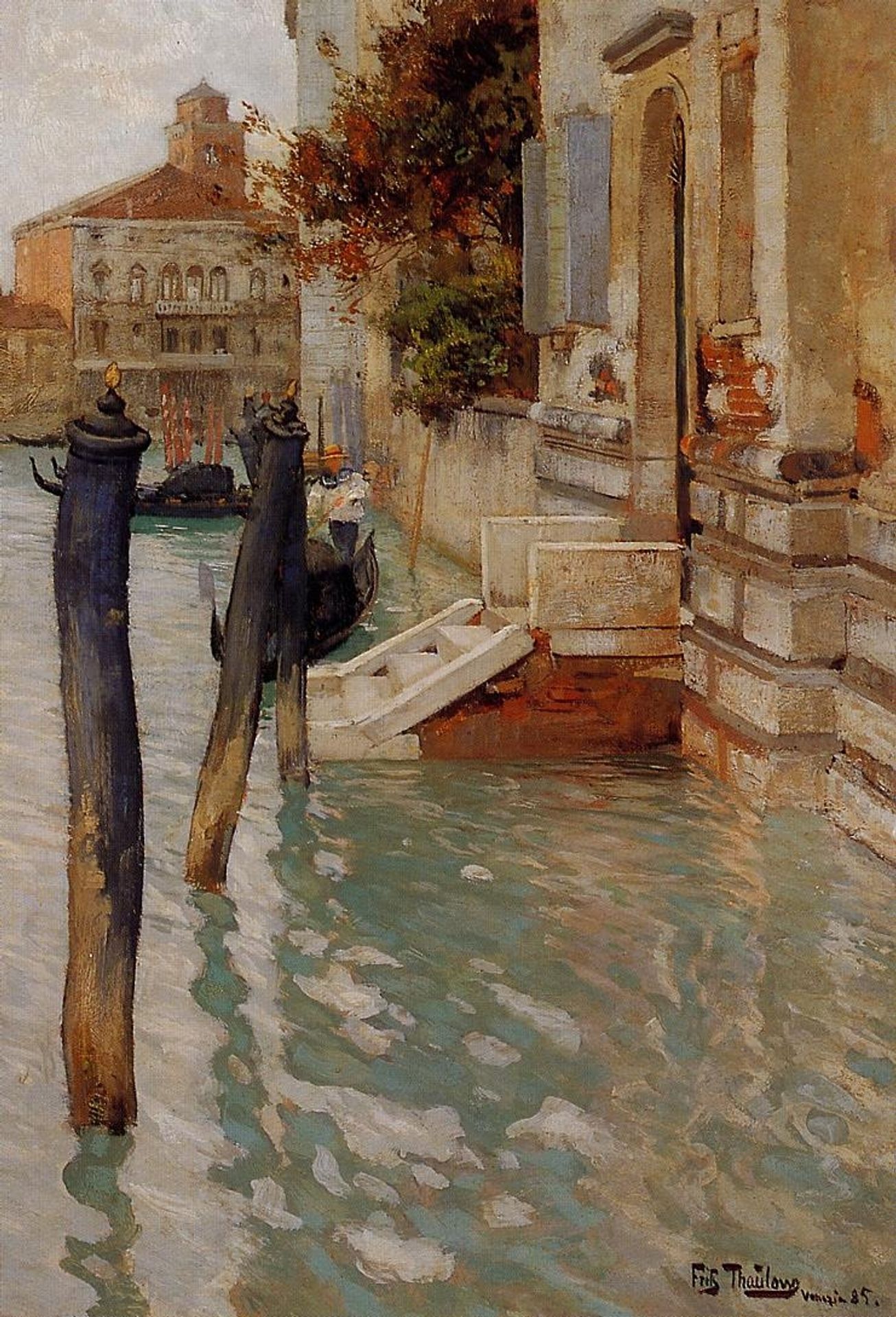 On the Grand Canal, Venice by Frits Thaulow