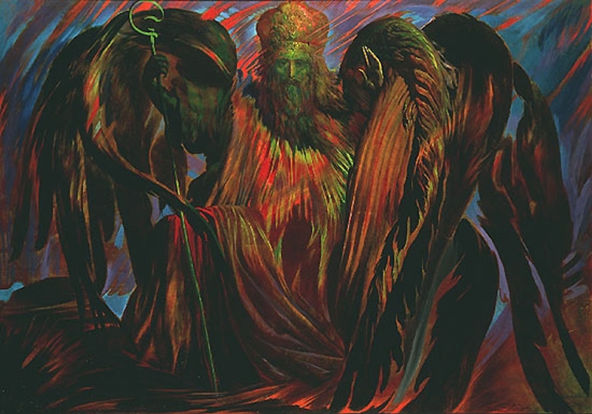 THE ANGEL OF THE LORD by Ernst Fuchs