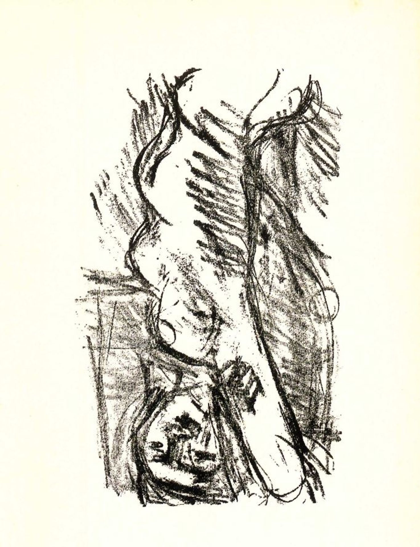 Bela Czobel, Nude Resting by Bela Czobel
