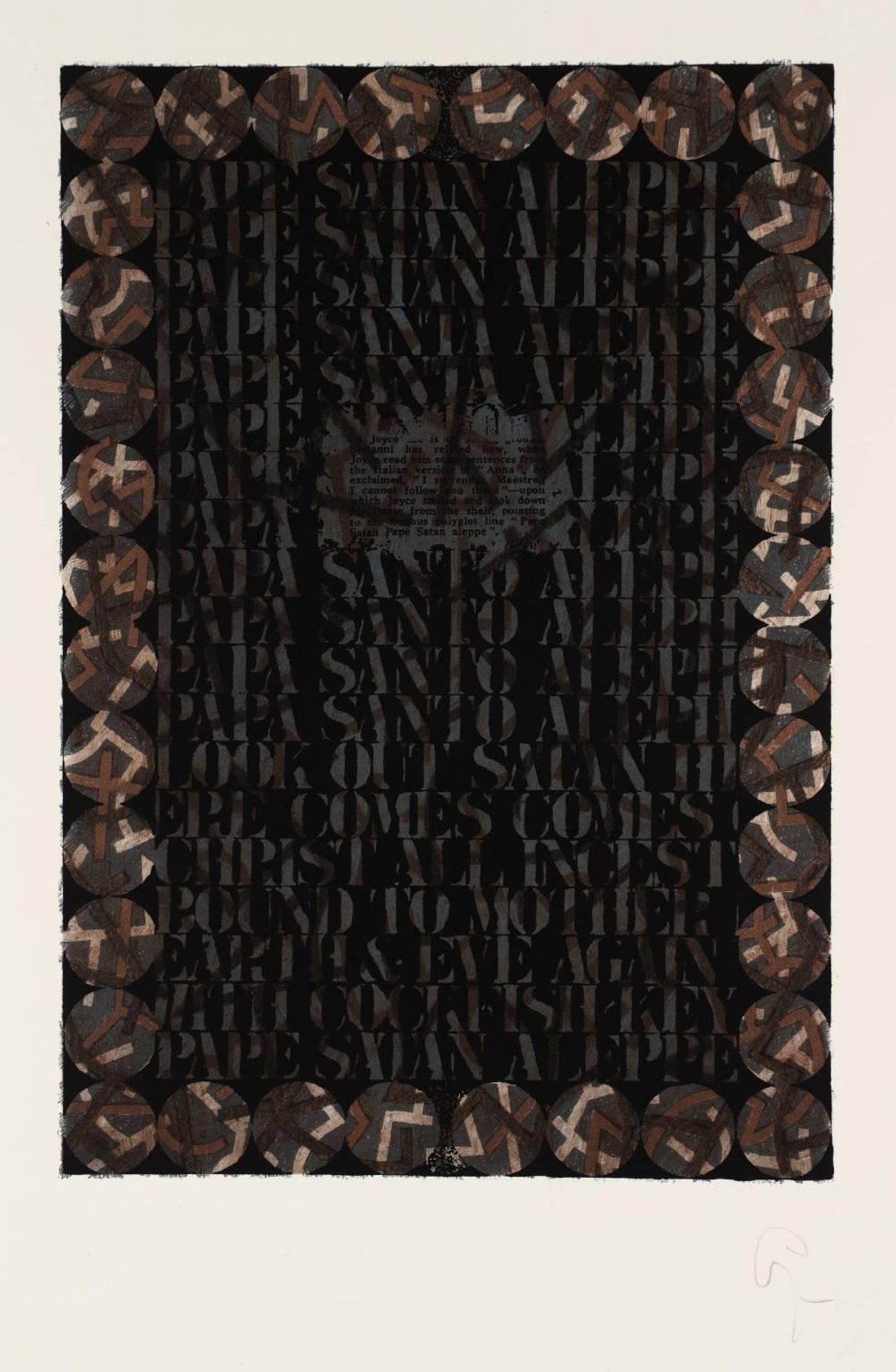 Canto VII: [no title] by  Esq Tom Phillips