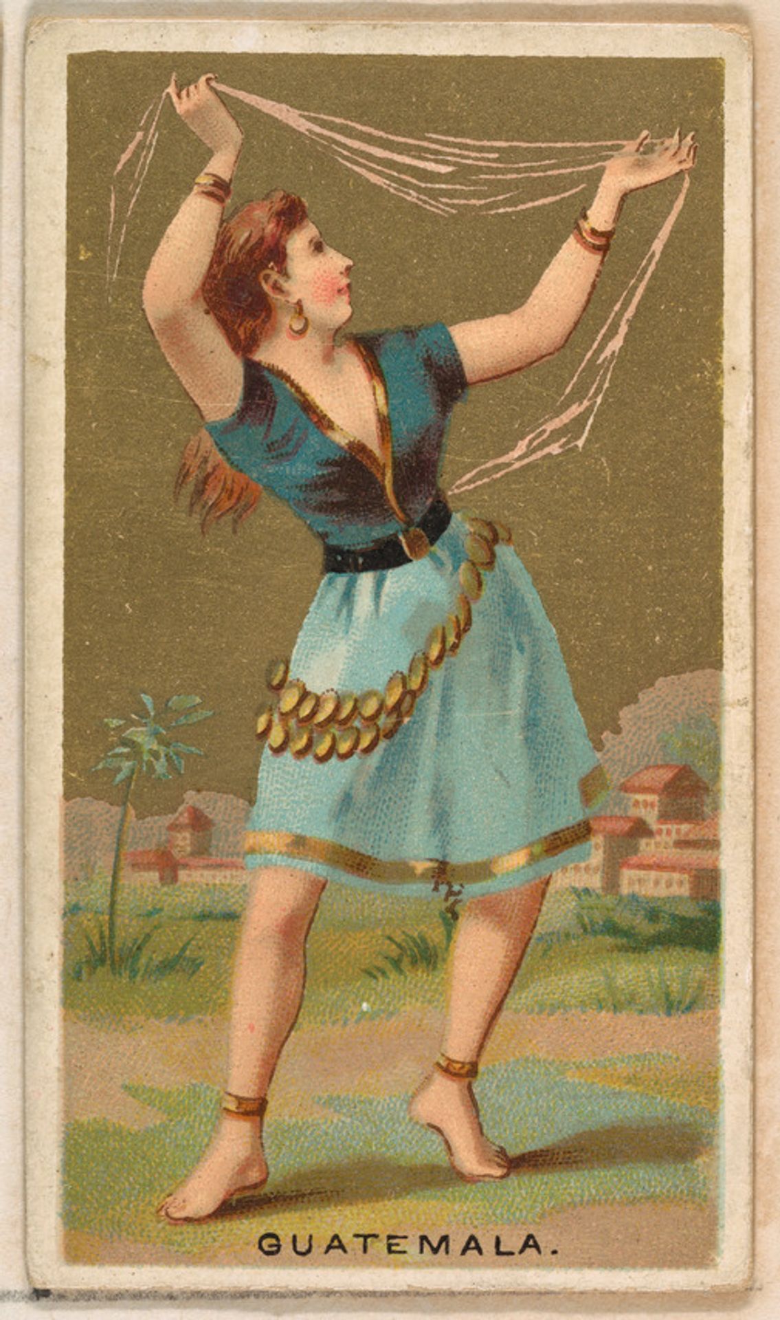 Guatemala, from the Dancing Girls of the World series (N185) issued by Wm. S. Kimball & Co. by William S. Kimball & Company