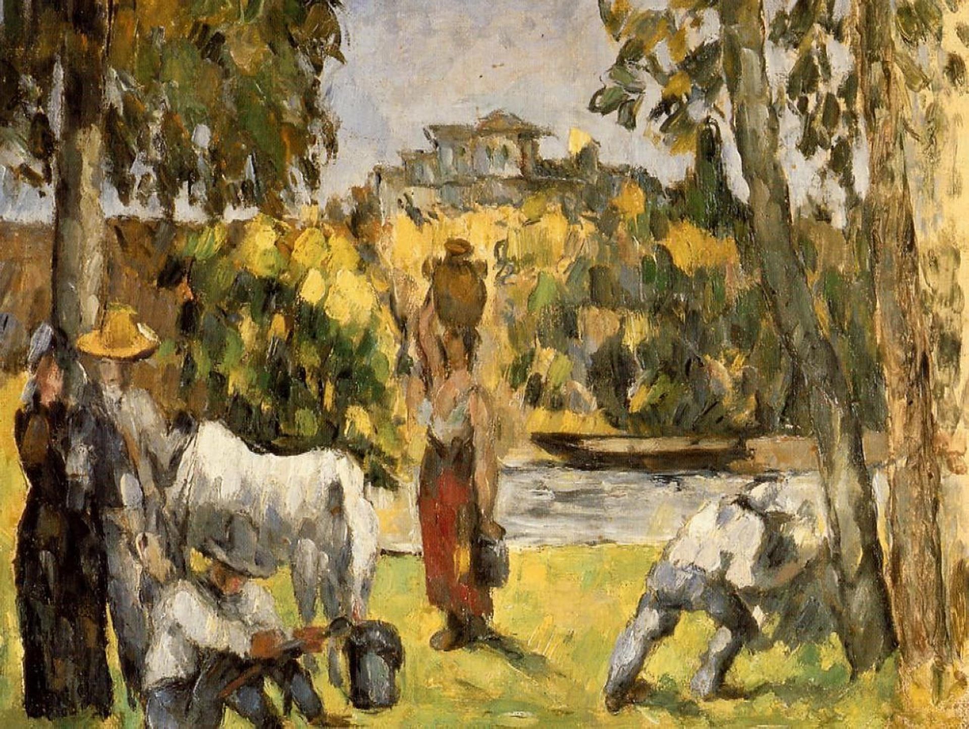 Life in the Fields by Paul Cézanne