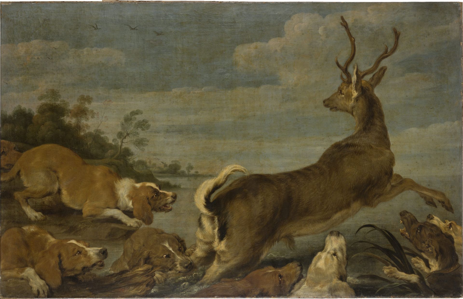 Stag Hunt by Paul de Vos
