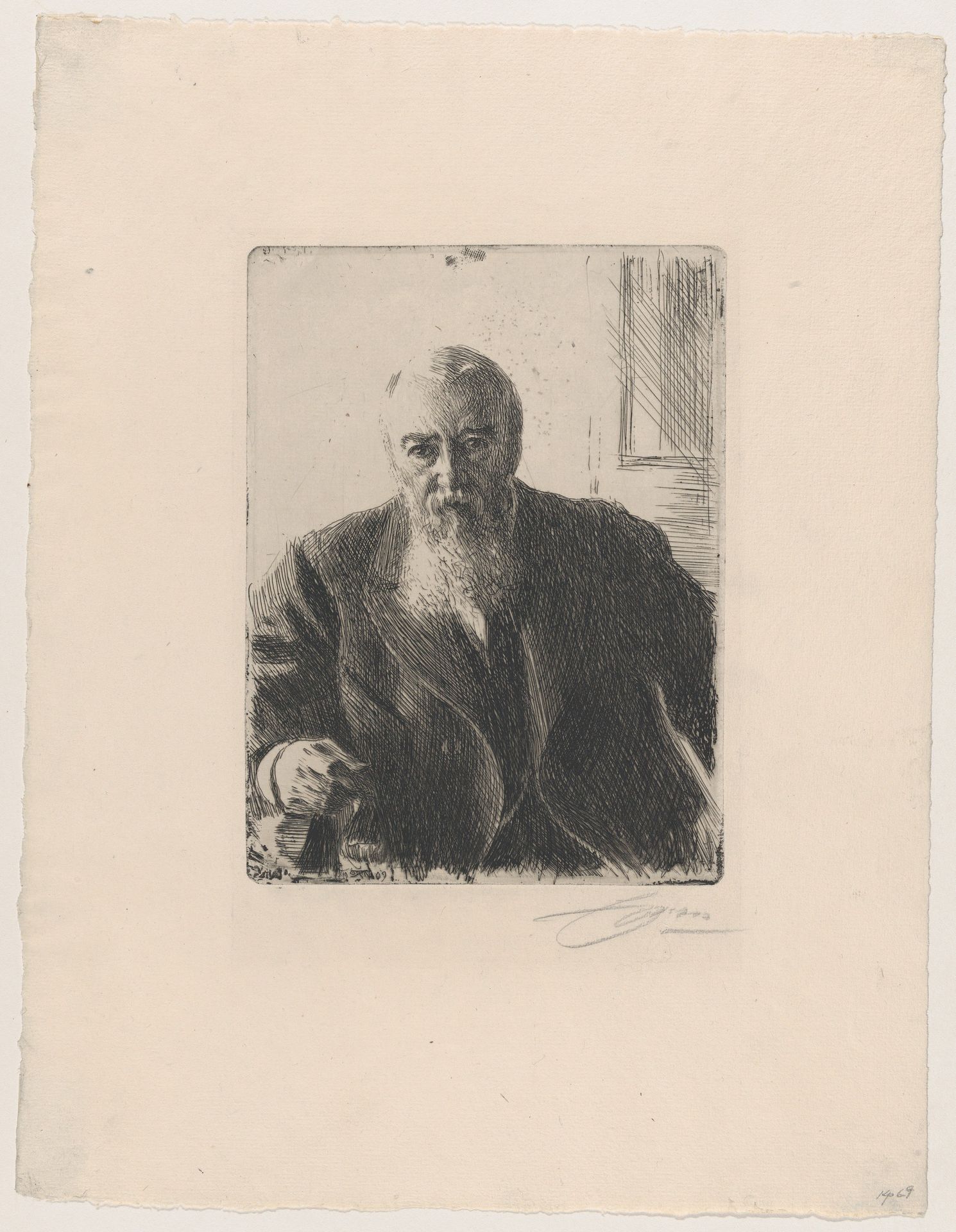 Carl Fredrik Liljevalch by Anders Zorn