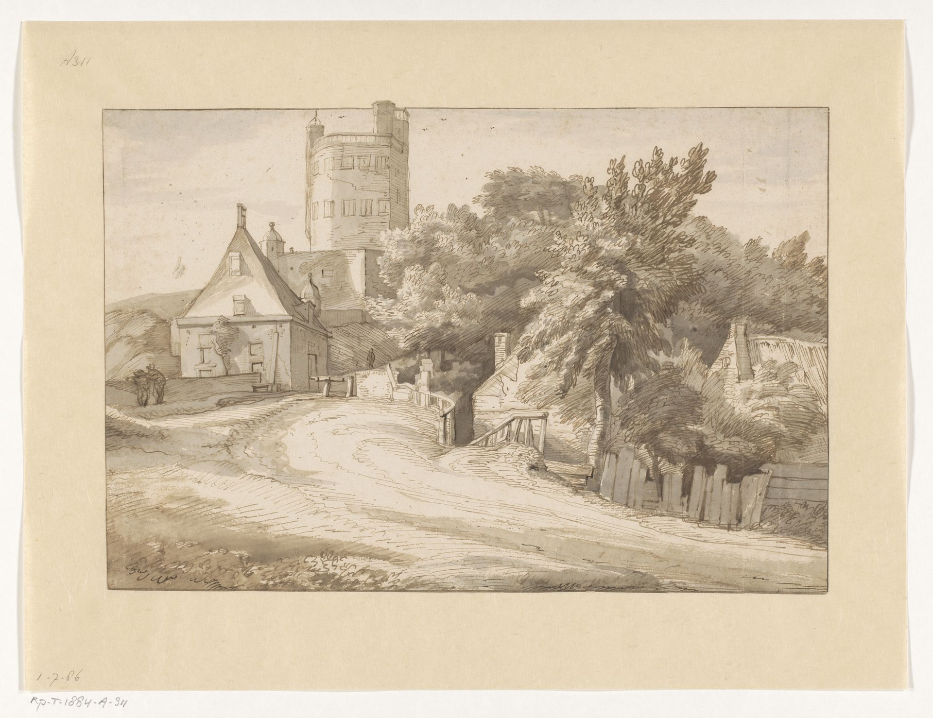 Belvedère te Nijmegen by Jacob Esselens