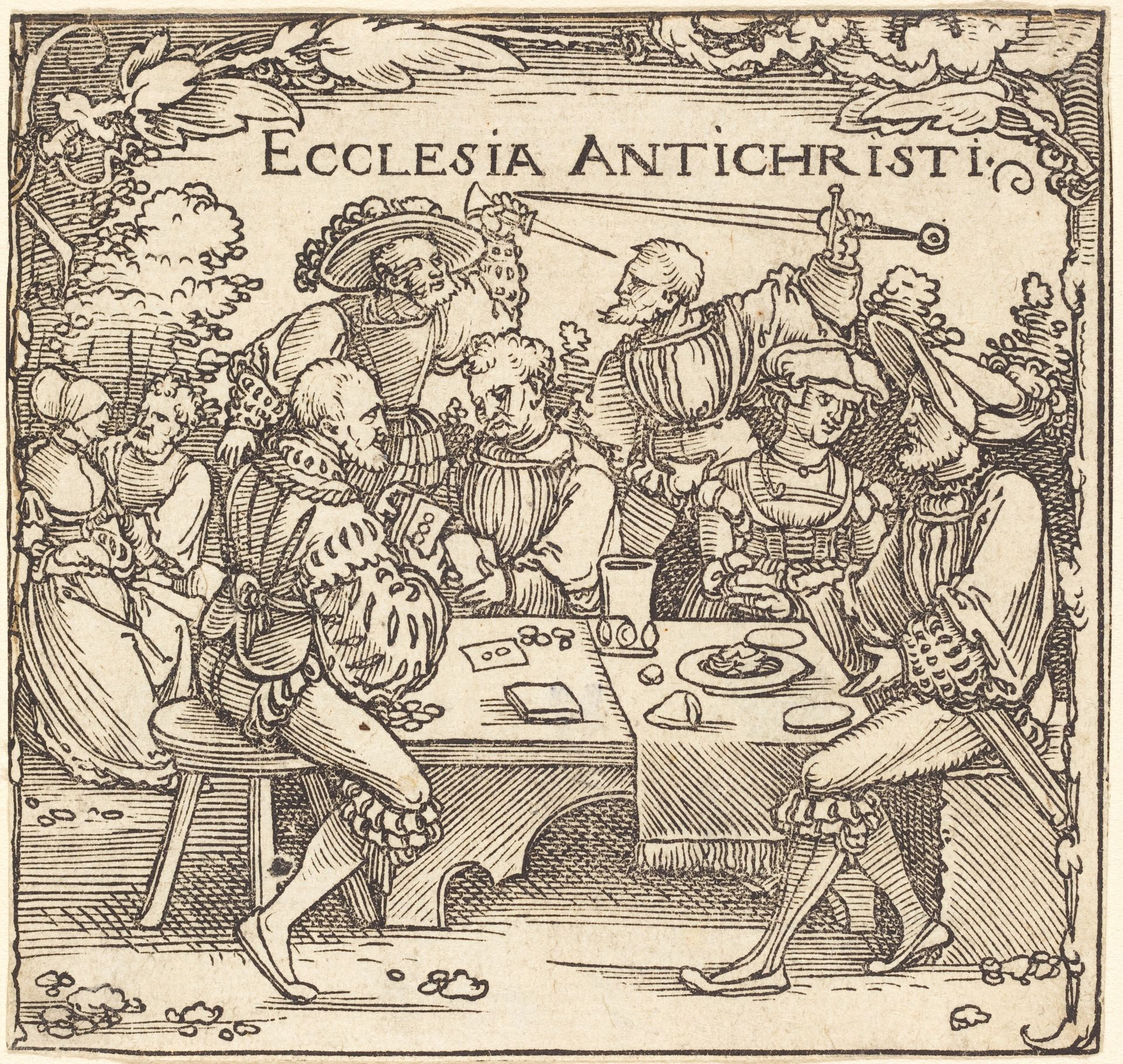 Ecclesia Antichristi by Sebald Beham