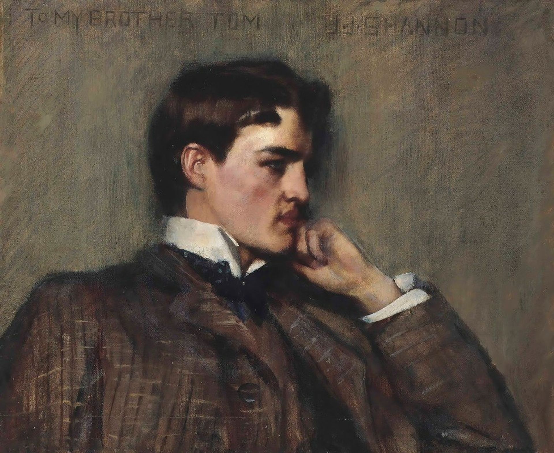 The artist’s brother, Tom by James Jebusa Shannon
