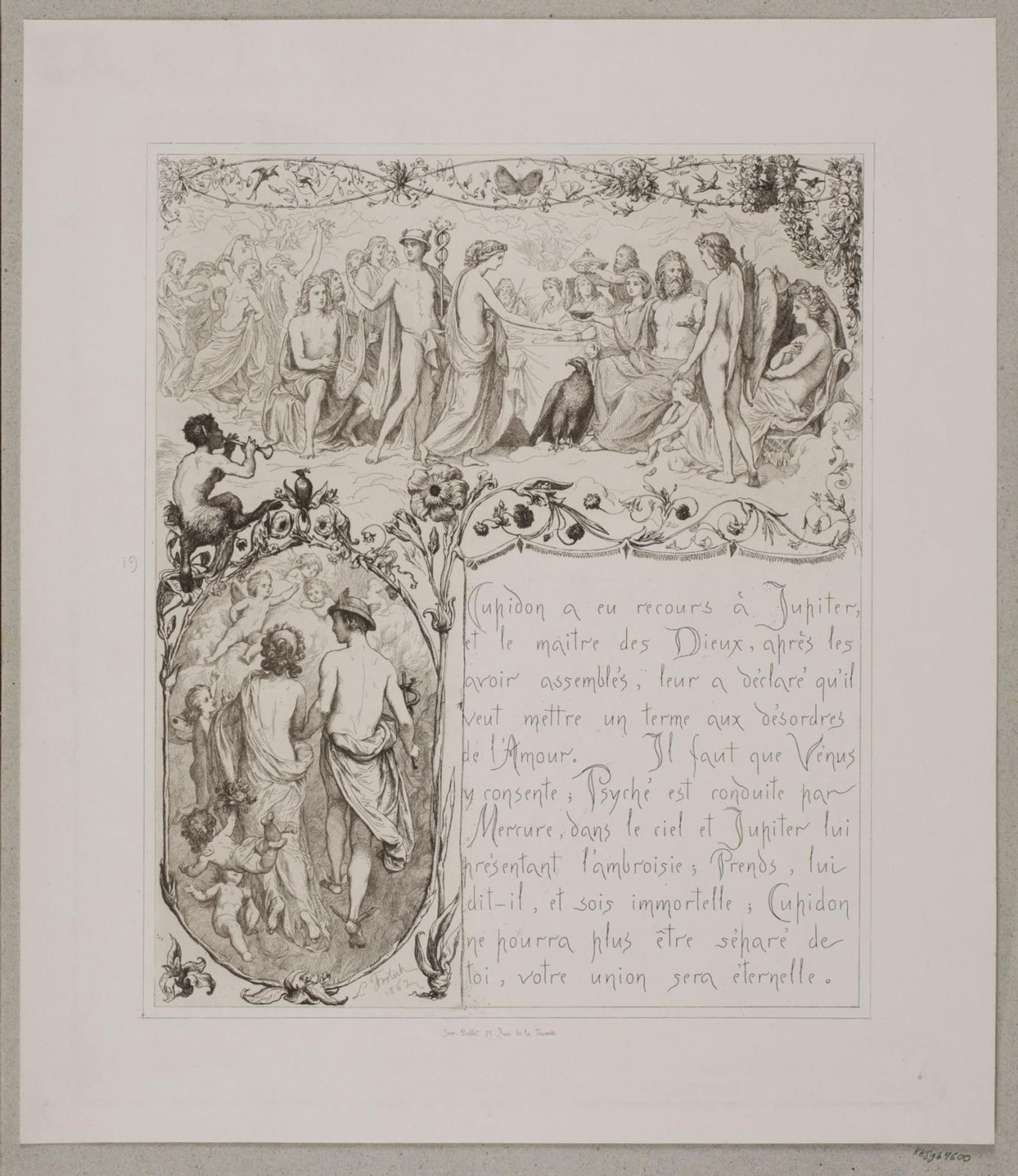Illustration nr. 19 til "L`Amour et Psyché" by Lorenz Frølich