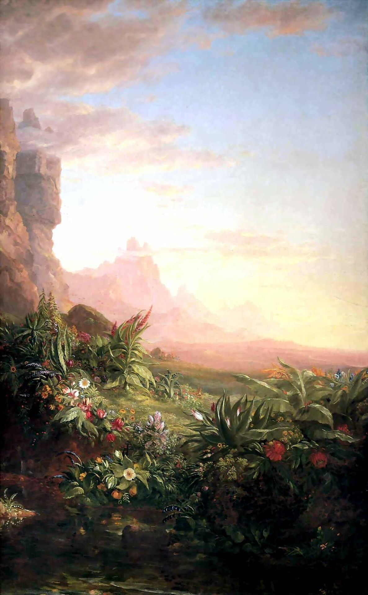 The Voyage of Life: Childhood (detail) by Thomas Cole