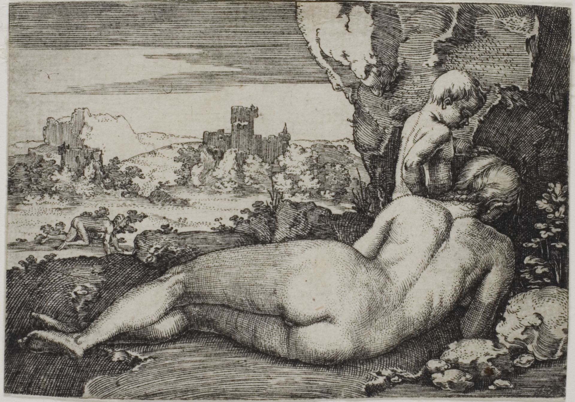 Penance of St. John Chrysostomus by Sebald Beham