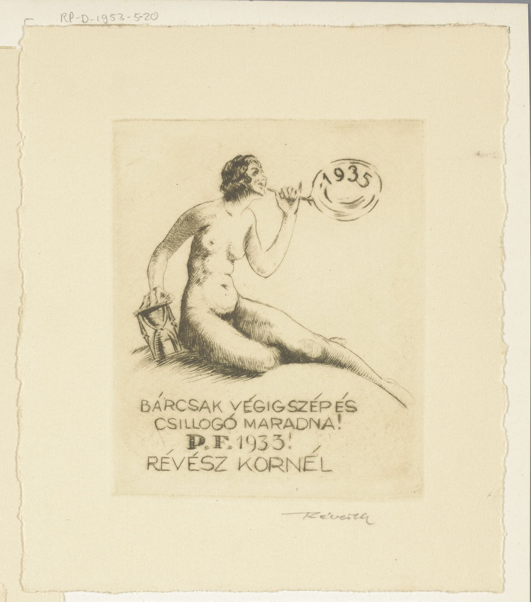 Nieuwjaarswens van Kornél Révész by Kornél Révész