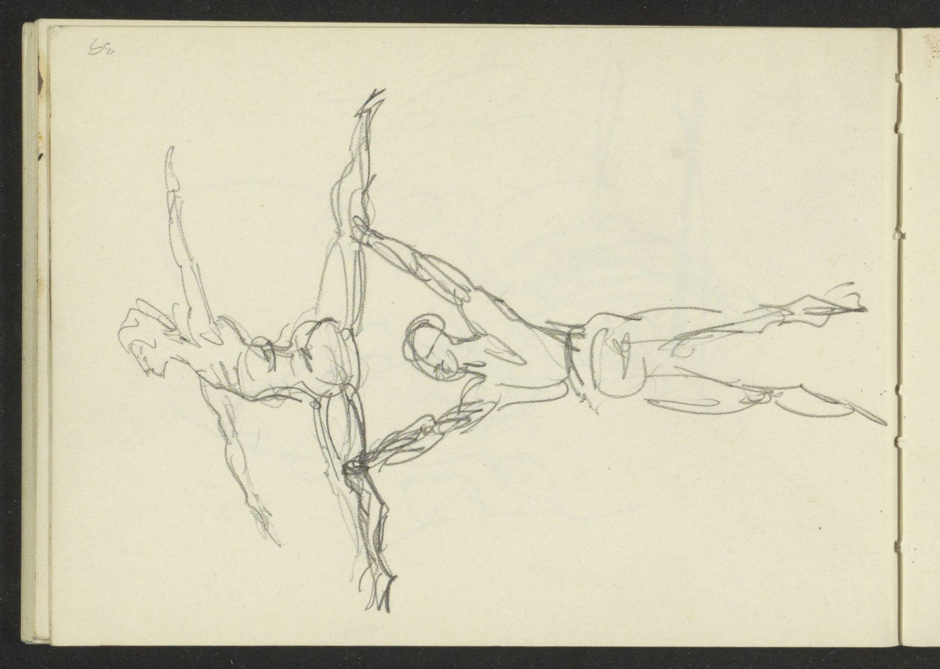 Twee acrobaten by Isaac Israels