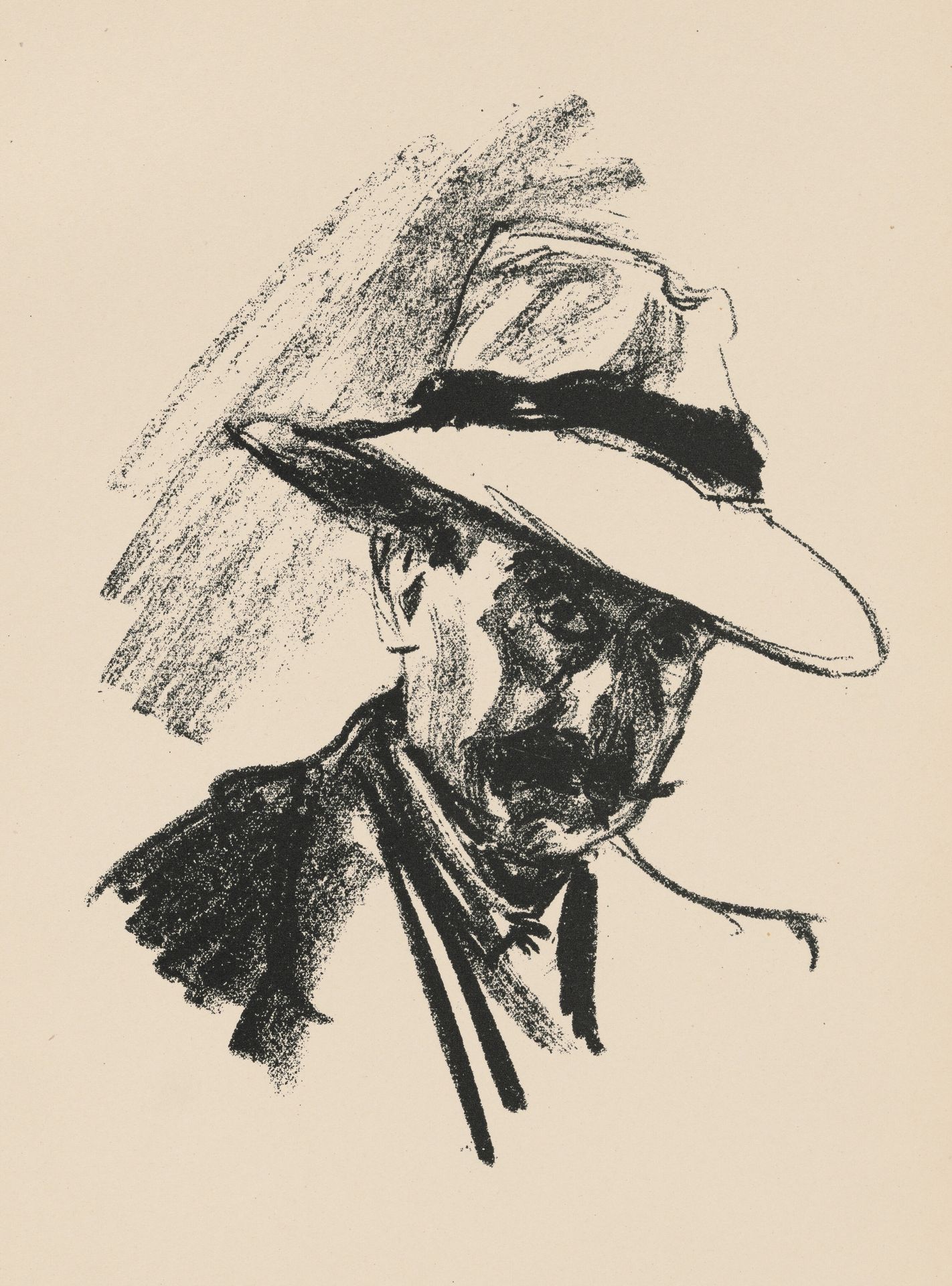 Selbstbildnis (Self-Portrait) by Max Liebermann