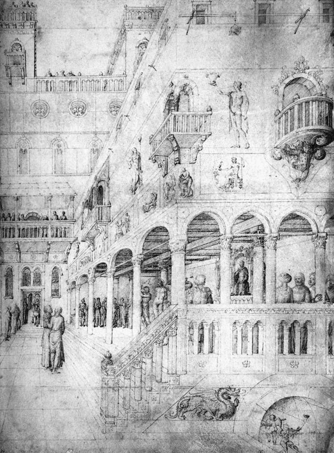 Flagellation by Jacopo Bellini