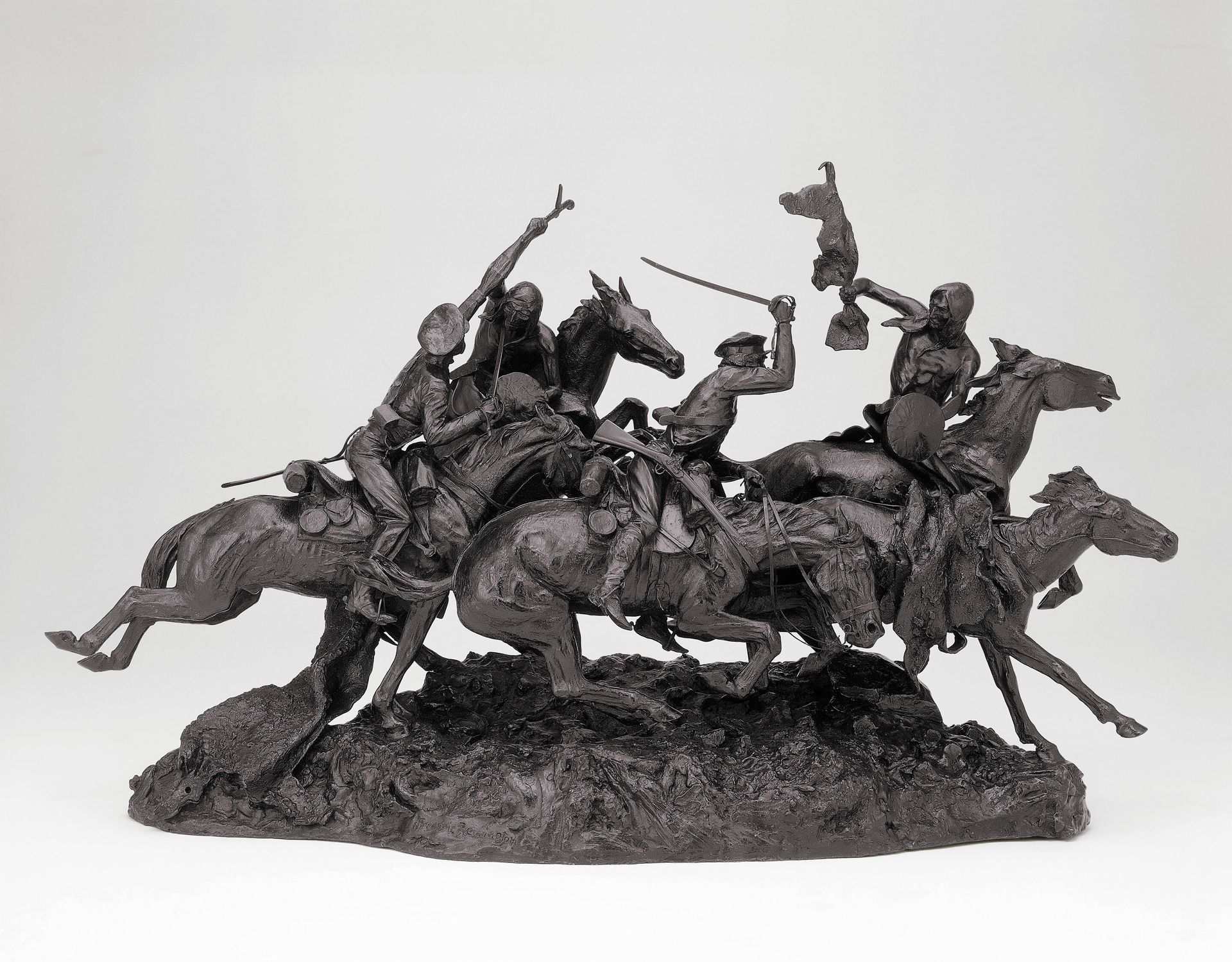 The Old Dragoons of 1850 by Frederic Remington