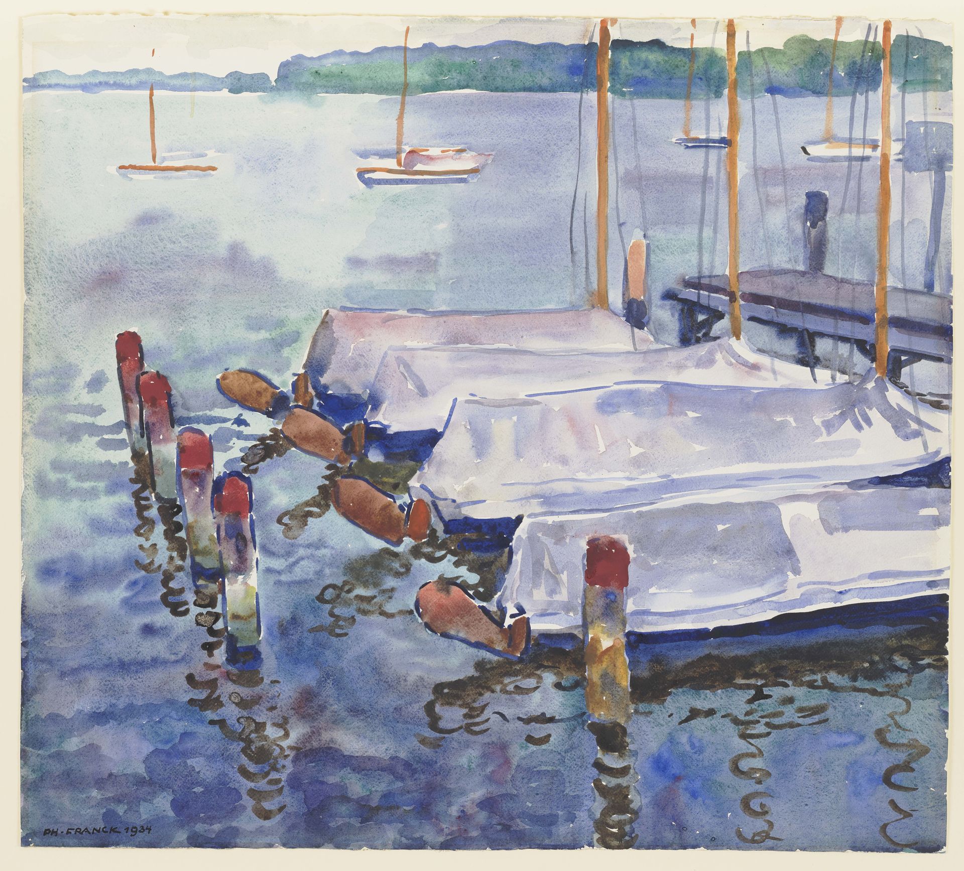 At the Wannsee by Philipp Franck