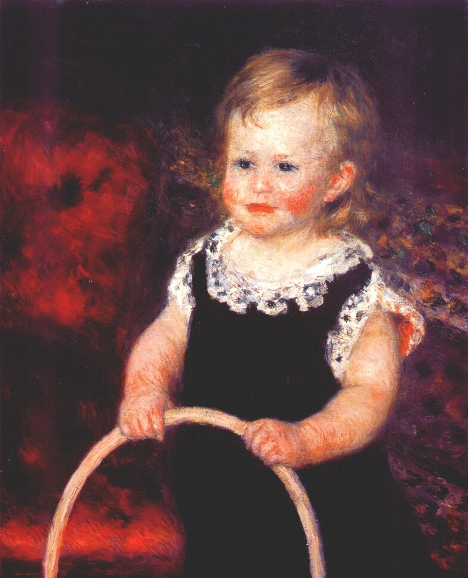 Child with a hoop by Pierre-Auguste Renoir