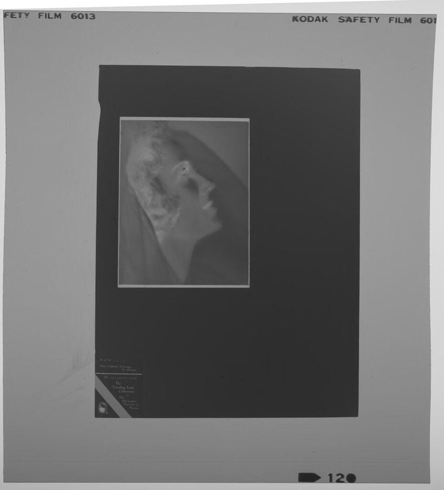 Untitled (photograph of woman in profile) by Paul Gittings