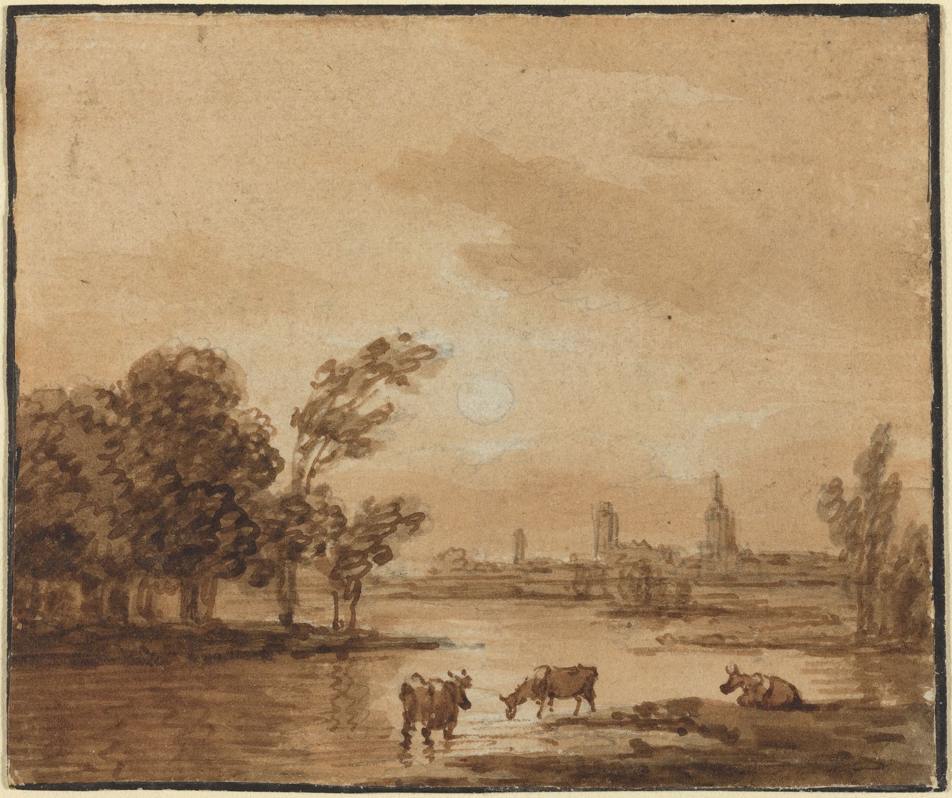 Landscape by Anthonie van Borssom