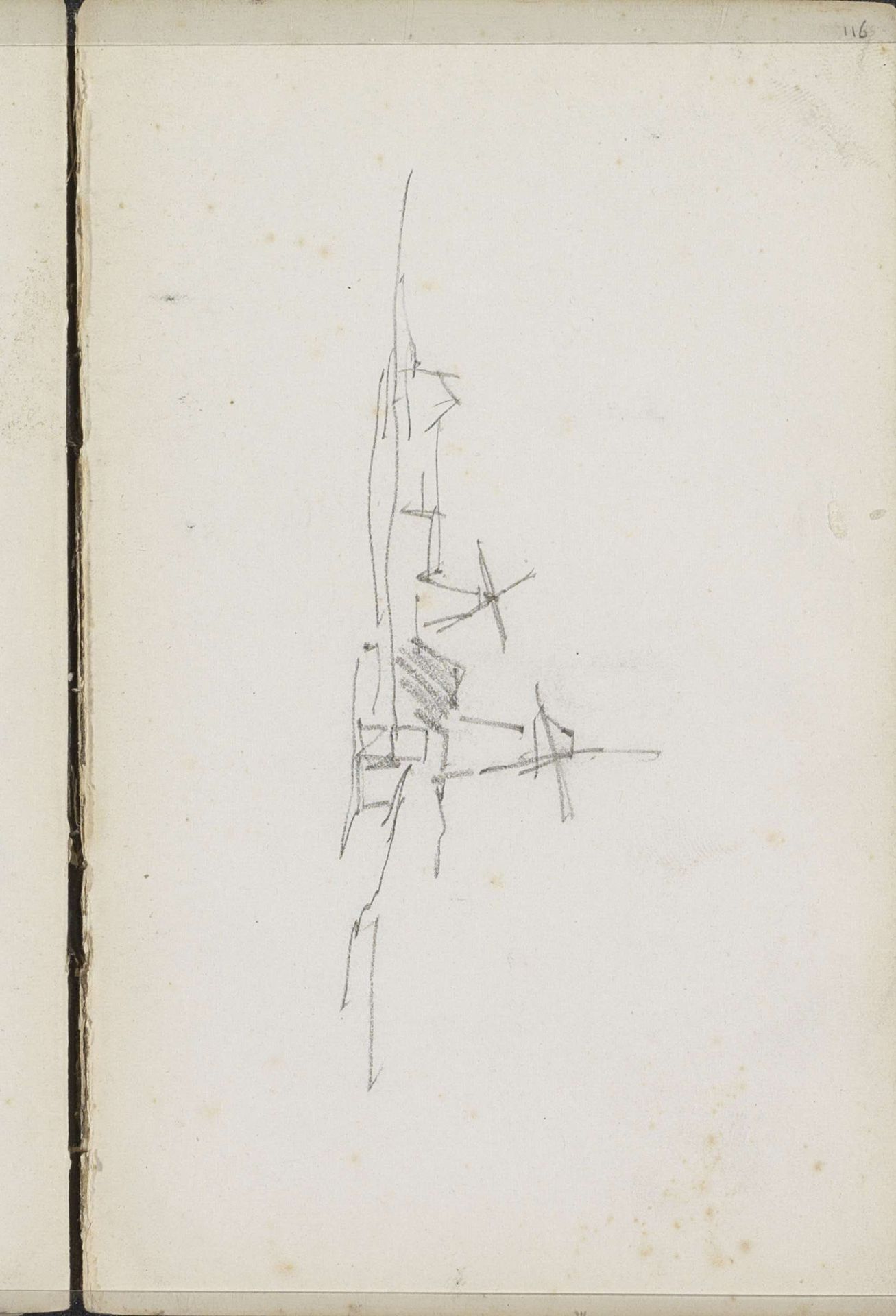 Landschap met twee molens by George Hendrik Breitner