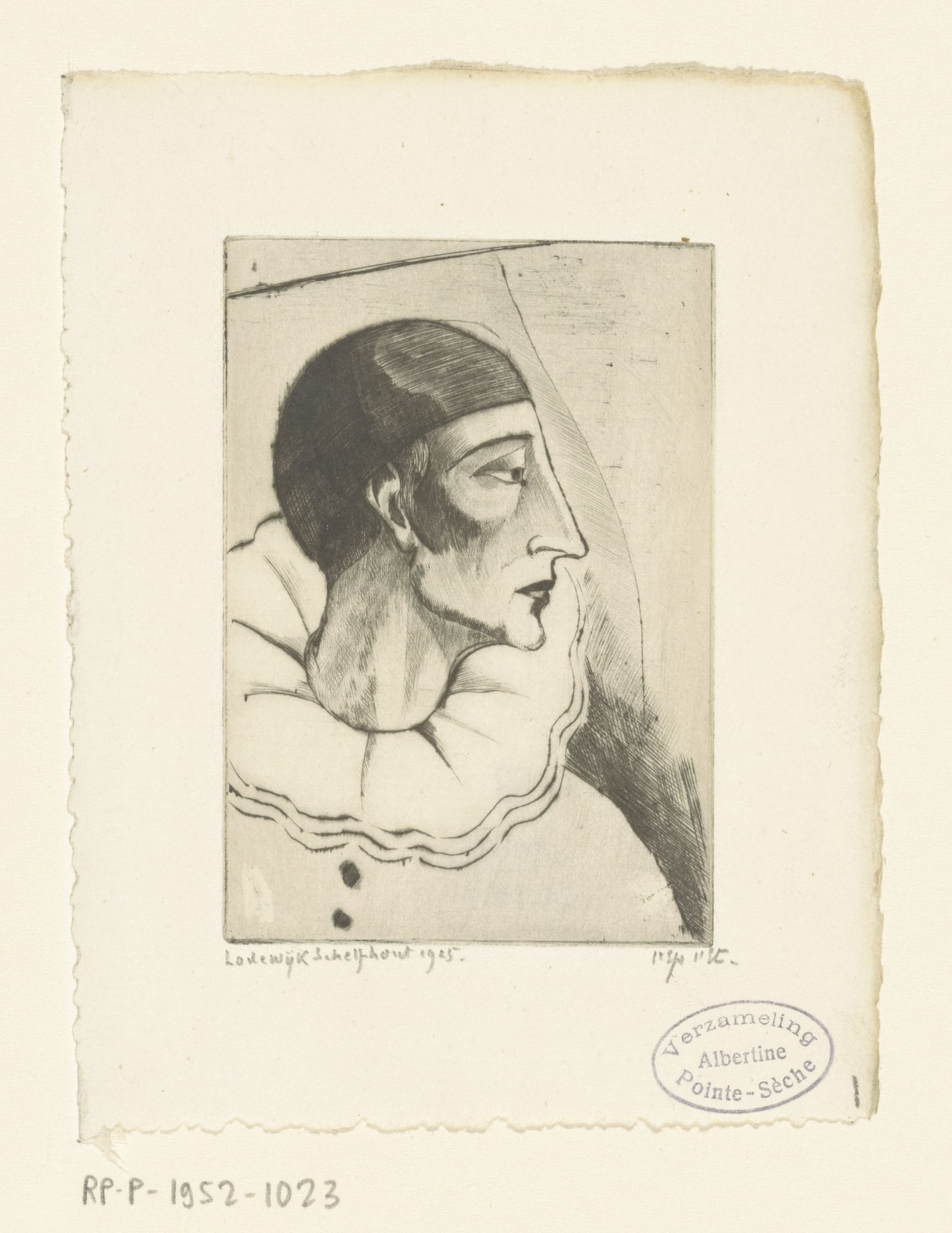 Pierrot IV by Lodewijk Schelfhout