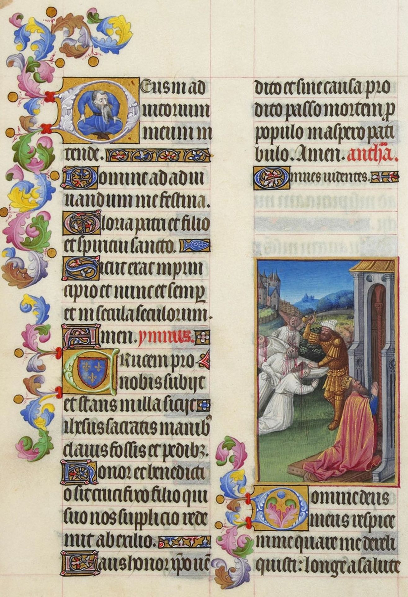 Psalm XXI by Limbourg brothers