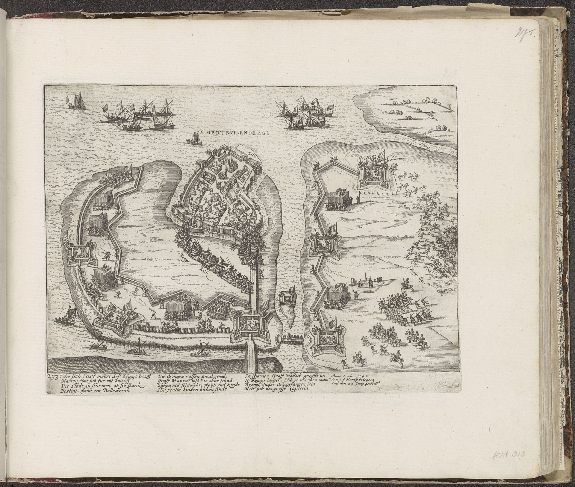 Inname van Geertruidenberg, 1593 by Frans Hogenberg
