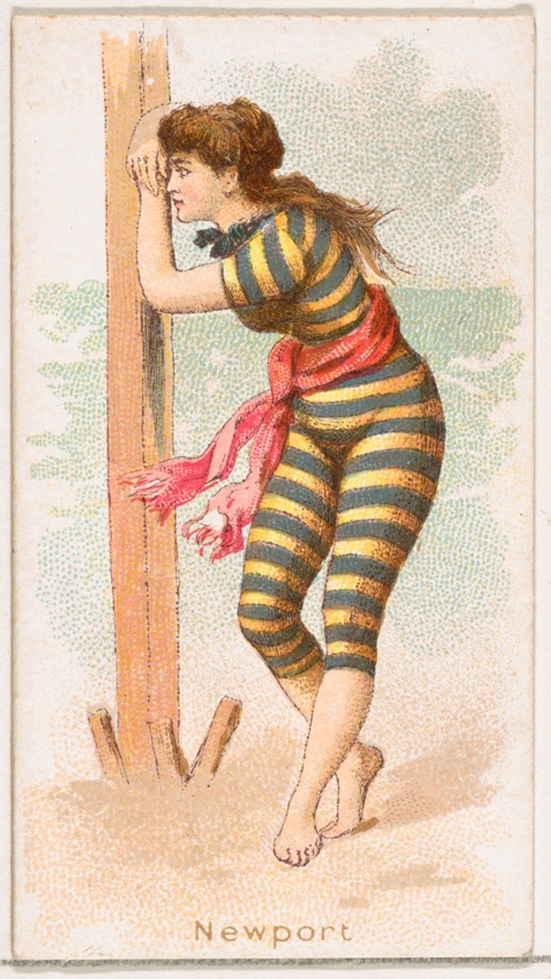 Newport, from the Fancy Bathers series (N187) issued by Wm. S. Kimball & Co. by William S. Kimball & Company