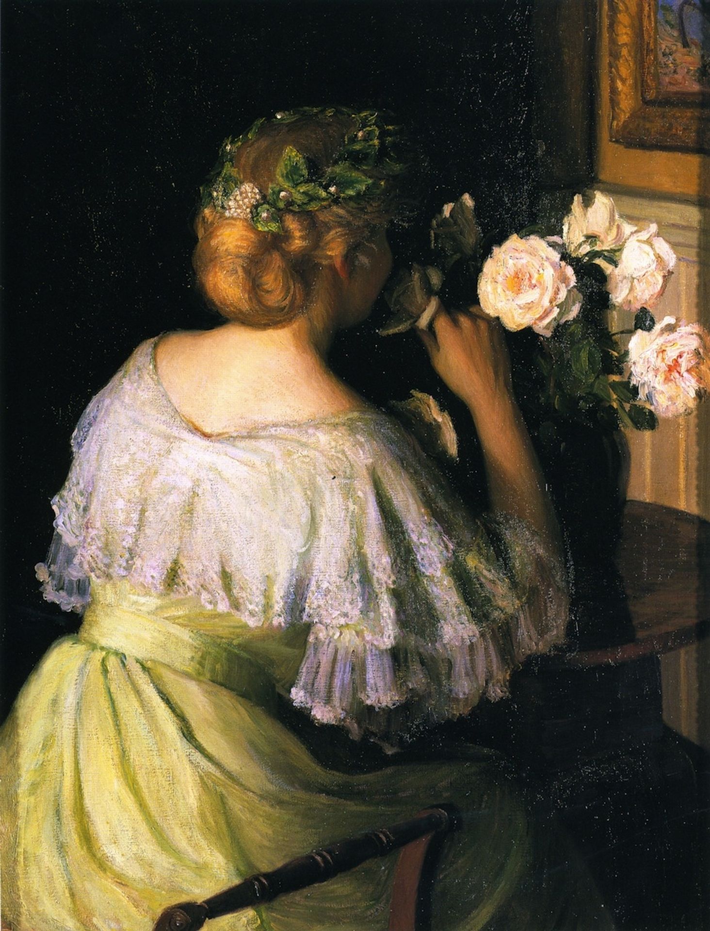Roses (also known as The Scent of Roses) by Lilla Cabot Perry