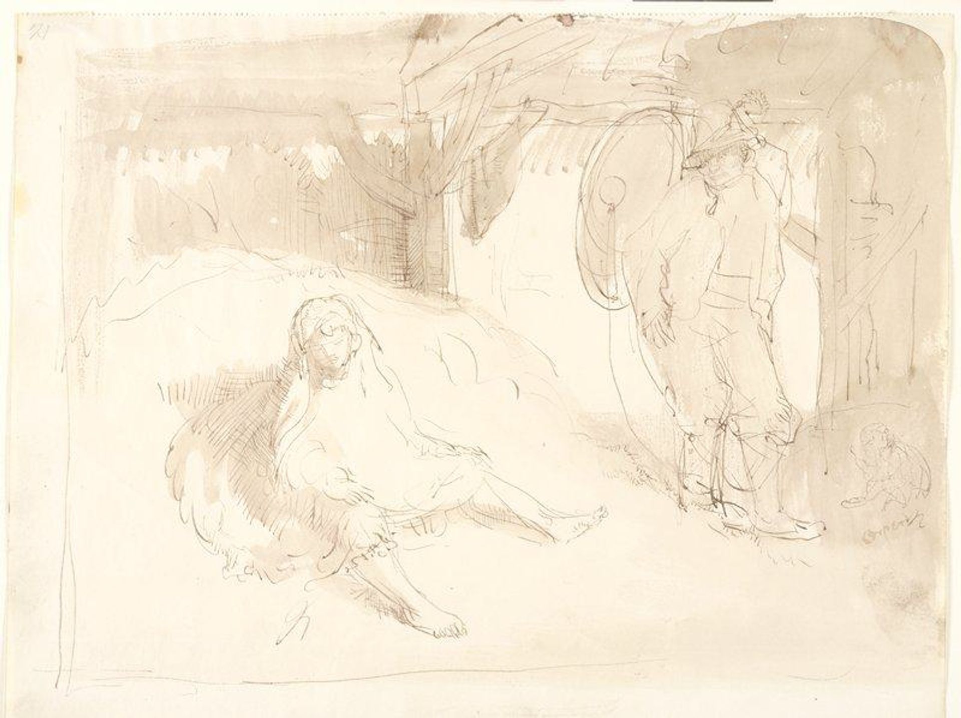 The Strolling Players by William Orpen