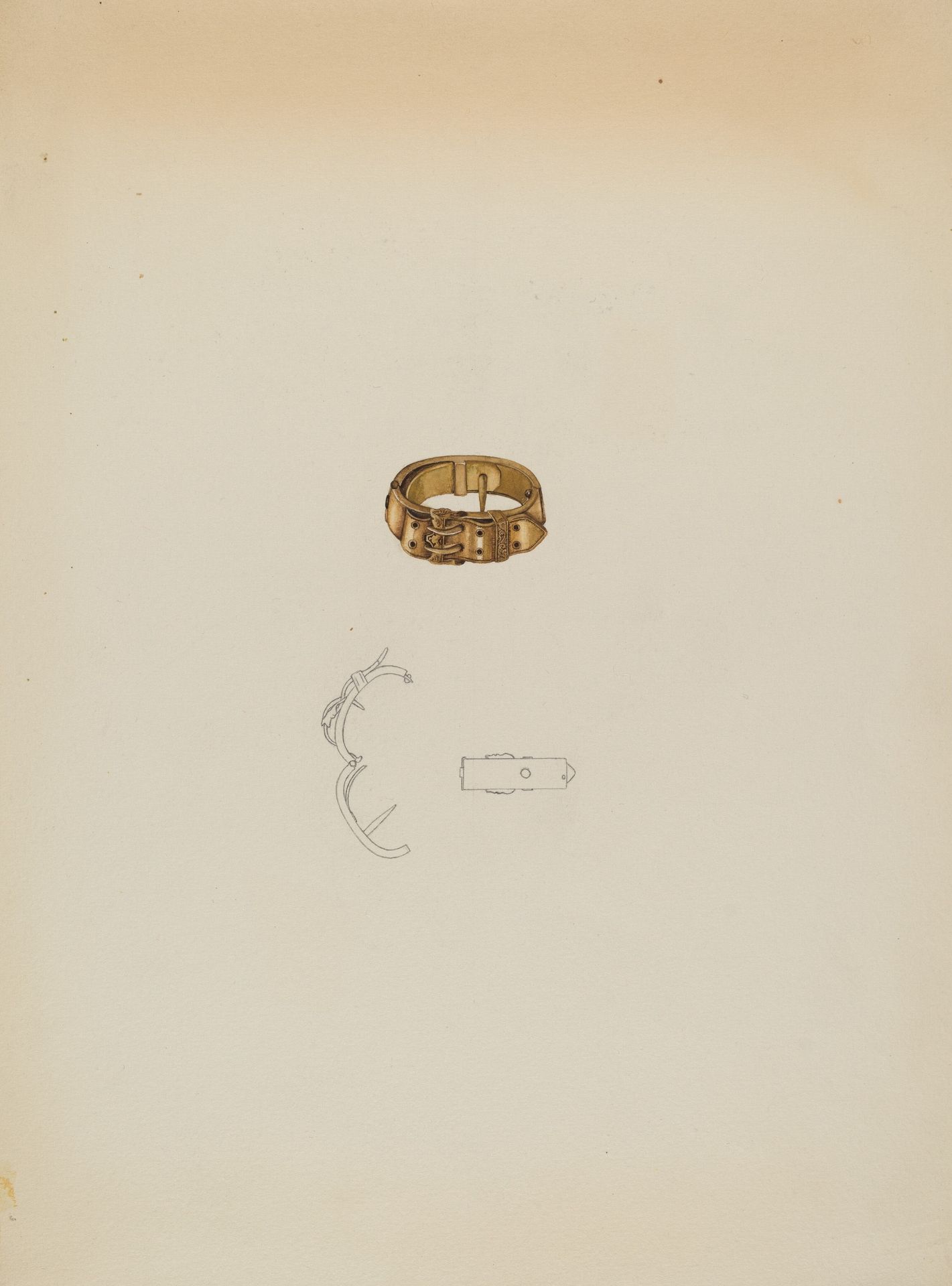 Tie Clasp by Isidore Steinberg
