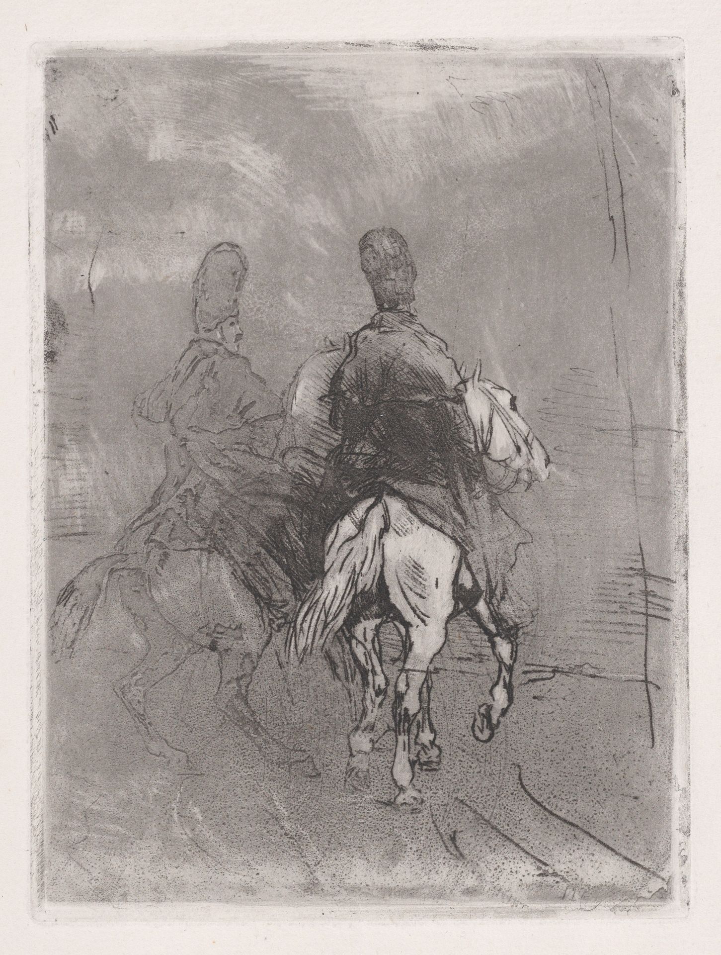 Mounted Cossacks by John-Lewis Brown