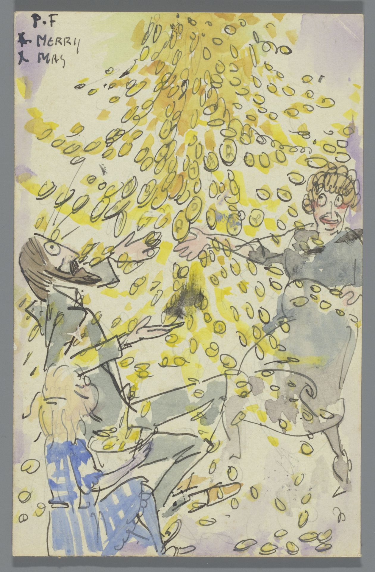 Briefkaart aan Jan Ponstijn by Leo Gestel