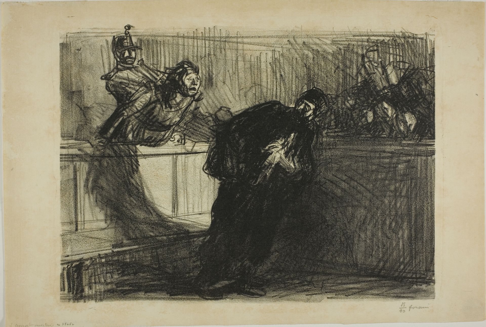 The Lawyer Abused by Jean-Louis Forain